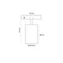 ΜΙΝΙ ΜΑΥΡΟ ΜΑΓΝΗΤΙΚΟ ΣΠΟΤ 24V DC 5W 4000K 530LM 24° Ra90 5YRS Φ35,5x55mm
