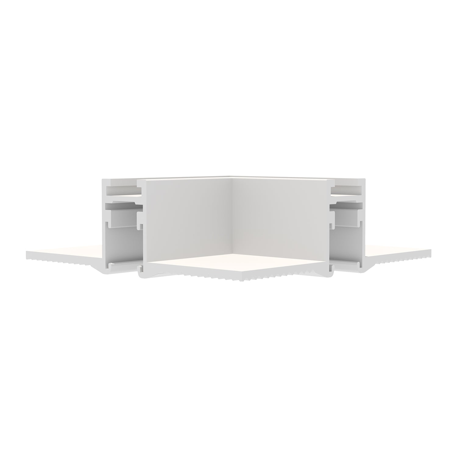 WHITE 90° CORNER FOR MINI MAGNETIC TRIMLESS TMT*MW