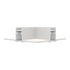 WHITE 90° CORNER FOR MINI MAGNETIC TRIMLESS TMT*MW