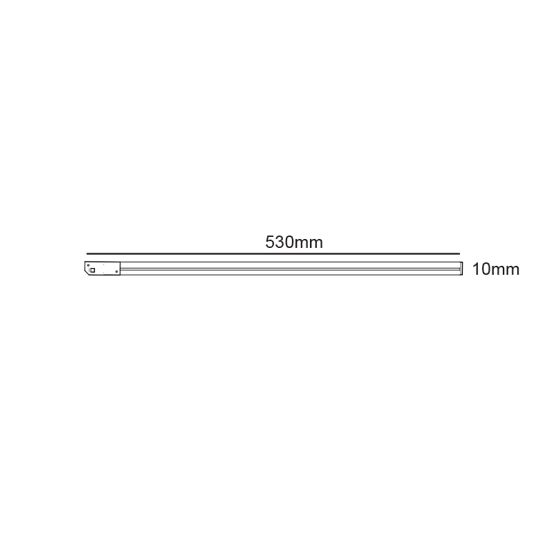 ΜΙΝΙ ΝΕΟΝ ΜΑΓΝΗΤΙΚΟ ΦΩΤΙΣΤΙΚΟ 24V DC 6W 4000K 200LM 110° RA90 5YRS L530ΜΜ - ledmania.gr