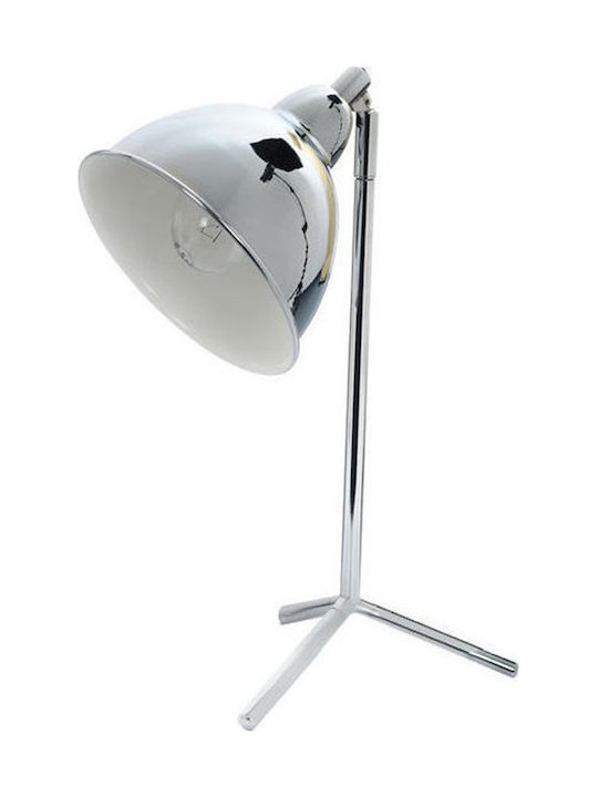 Πορτατίφ με Ασημί Καπέλο και Ασημί Βάση - ledmania.gr