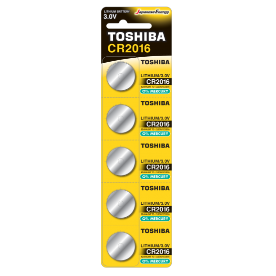 Toshiba Lithium Coin CR2016 - ledmania.gr