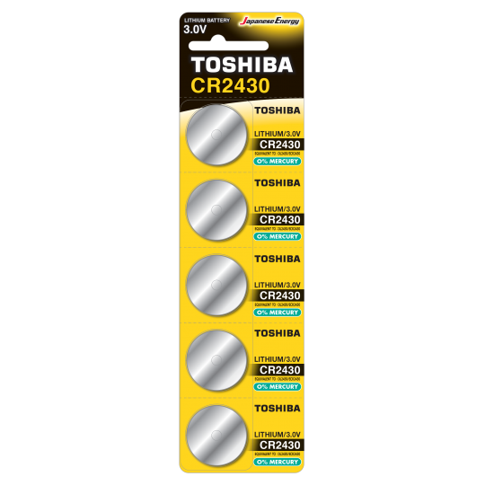 Toshiba Lithium Button Cell CR2430 3V - ledmania.gr