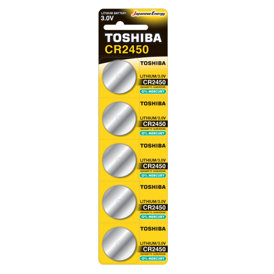 Toshiba Lithium Button Cell CR2450 3V - ledmania.gr