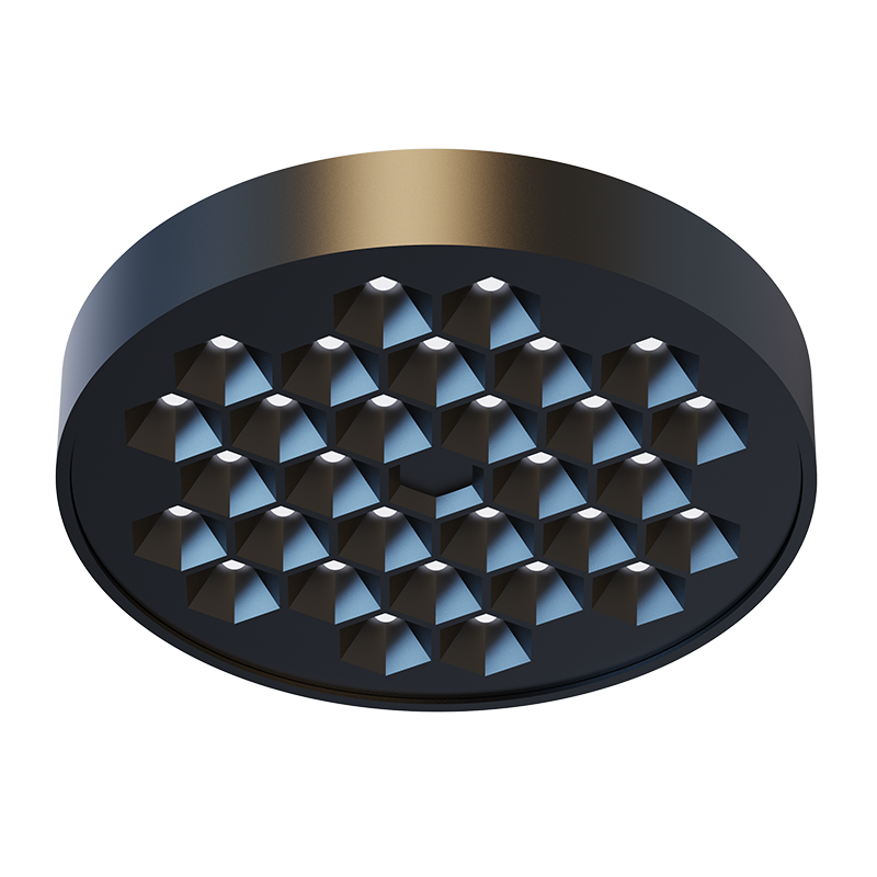 ΜΙΝΙ ΜΑΥΡΟ ΜΑΓΝΗΤΙΚΟ ΣΠΟΤ 24V DC 15W 4000K 1100LM 50° RA90 5YRS Φ122*32ΜΜ - ledmania.gr