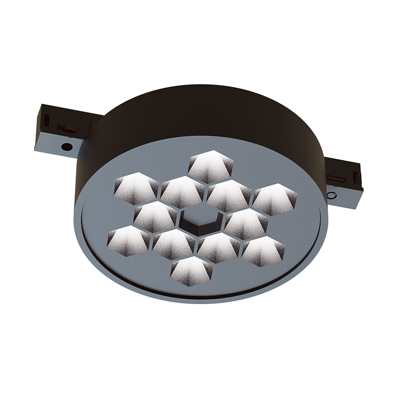 ΜΙΝΙ ΜΑΥΡΟ ΜΑΓΝΗΤΙΚΟ ΣΠΟΤ 24V DC 5W 3000K 270LM 50° RA90 5YRS Φ71*32ΜΜ - ledmania.gr