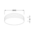 ΠΛΑΦΟΝΙΕΡΑ ΛΕΥΚΗ ΑΚΡΥΛΙΚΗ 3x13W Φ40 - ledmania.gr
