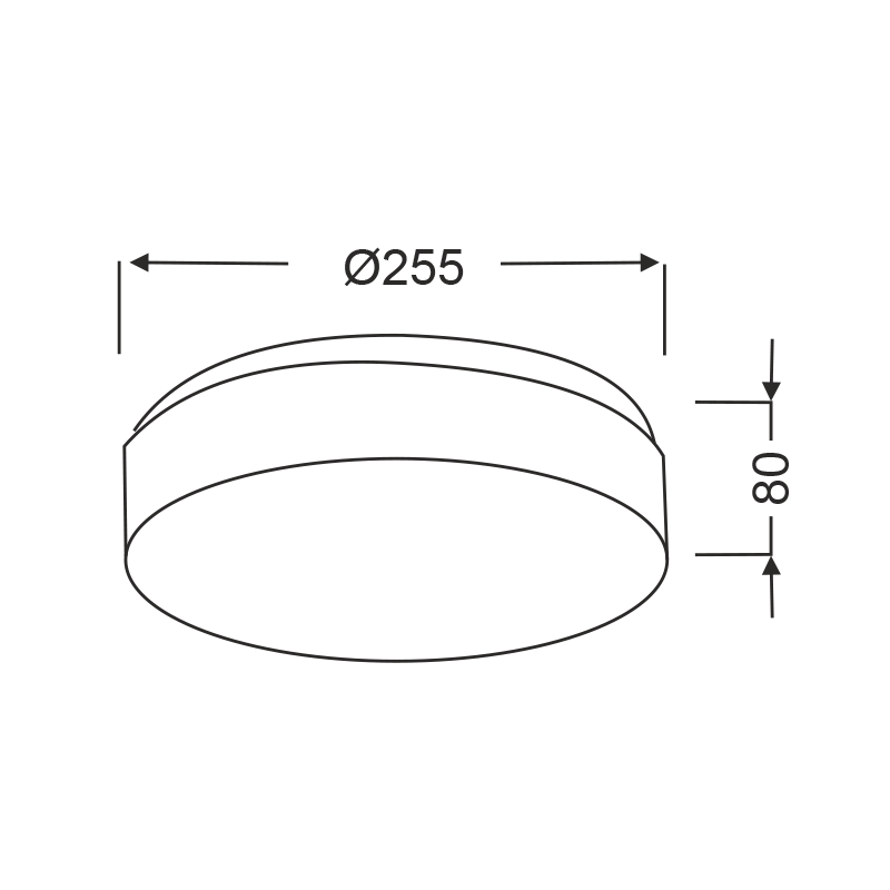 ΠΛΑΦΟΝΙΕΡΑ ΛΕΥΚΟ ΓΥΑΛΙ 2x40W Φ25 PARFAIT - ledmania.gr