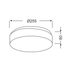 ΠΛΑΦΟΝΙΕΡΑ ΛΕΥΚΟ ΓΥΑΛΙ 2x40W Φ25 PARFAIT - ledmania.gr