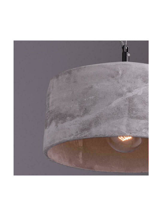 ΚΡΕΜΑΣΤΟ ΦΩΤΙΣΤΙΚΟ 1ΧΕ27 ΤΣΙΜΕΝΤΟ Φ32xH18cm - ledmania.gr