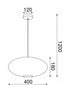 ΚΡΕΜΑΣΤΟ 1ΧΕ27 ΧΑΛΚΙΝΟ ΜΕΤΑΛΛΟ Φ40ΧΗ120CM - ledmania.gr