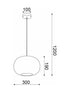 ΚΡΕΜΑΣΤΟ 1ΧΕ27 ΑΣΗΜΙ ΜΕΤΑΛΛΟ Φ30ΧΗ120CM - ledmania.gr