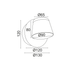 ^ΕΠΙΤΟΙΧΟ Φ/Σ LED 8W 3000K 640LM ΜΑΥΡΟ ΜΕΤ/ΚΟ 12X12X13CM LUCIDO - ledmania.gr