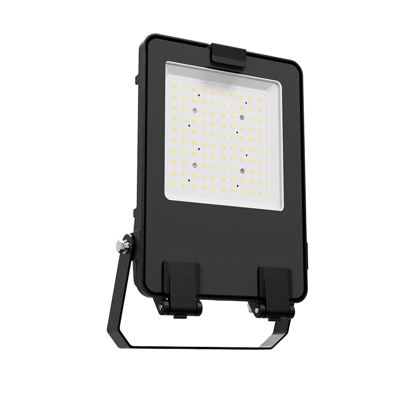 LED floodlight, 50W, 220-240v, CRI>70, 155lm/W,110° tempered glass, 5 years warranty, IP66, IK08, 40 - ledmania.gr