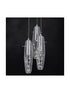 ΚΡΕΜΑΣΤΟ LED 3X3W 3000K ΓΥΑΛ+ΧΡΩΜ ΜΕΤΑΛ+ΚΡΥΣΤΑΛ Φ30ΧΗ100CM - ledmania.gr
