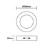 ΛΕΥΚΟ ΣΤΡΟΓΓΥΛΟ LED ΠΑΝΕΛ ΟΡΟΦΗΣ 6W 4000K 470Lm Φ117mm 230V AC Ra80 - ledmania.gr