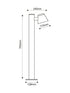 ΛΕΥΚΟ ΦΩΤΙΣΤΙΚΟ VIDA 1XGU10 MAX.35W IP44 ΜΕ ΚΟΛΩΝΑ & ΔΙΑΦΑΝΟ ΓΥΑΛΙ - ledmania.gr