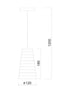 ΚΡΕΜΑΣΤΟ 1XE27 60W Φ13X120cm - ledmania.gr