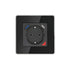WIFI ΠΡΙΖΑ 16A ΜΑΥΡΟ+1usb+1c 86*86mm N+L