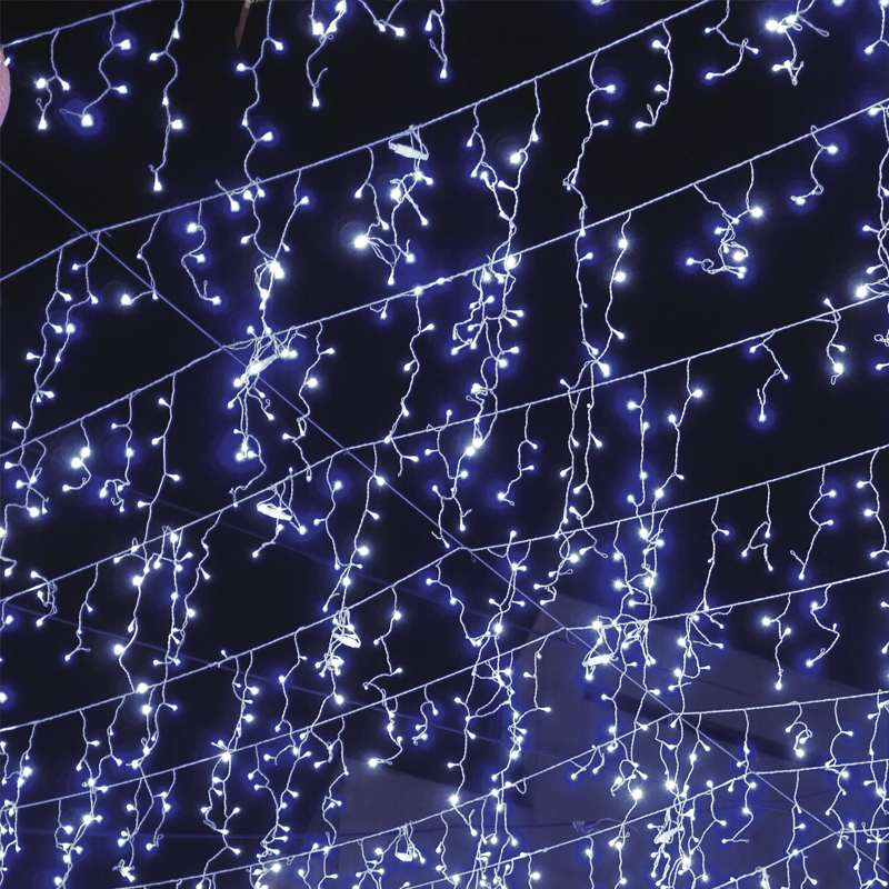 144LED ΛΑΜΠ ΒΡΟΧΗ 5-7-5-7 24ΣΕΙΡΕΣ ΨΥΧΡΟ ΛΕΥΚΟ ΑΝΤΑΠΤ 31VDC ΕΠΕΚΤ ΜΑΧ 4ΣΕΤ&8 ΠΡΟΓΡΑΜ IP44 300x6