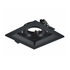 BLACK COLOR SPOT 1xGU10 130x130 - ledmania.gr