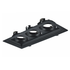 BLACK COLOR SPOT 3xGU10 130x320 - ledmania.gr