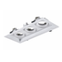WHITE COLOR SPOT 3xGU10 130x320 - ledmania.gr