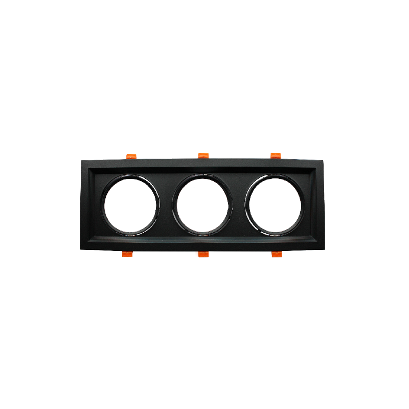 ^  ΚΟΝΣΟΛΑ AR111 XMQ ΤΡΙΠΛΗ ΜΑΥΡΗ 185x485 - ledmania.gr