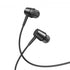 XO EP57 wired headphones with microphone, 3.5mm jack, in-ear, black - ledmania.gr