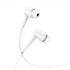 XO EP57 wired headphones with microphone, 3.5mm jack, in-ear, white - ledmania.gr