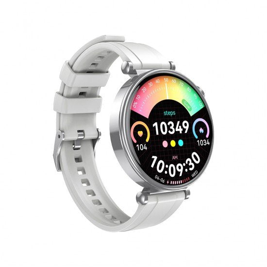 XO smartwatch GT4 Mini Amoled silver - ledmania.gr