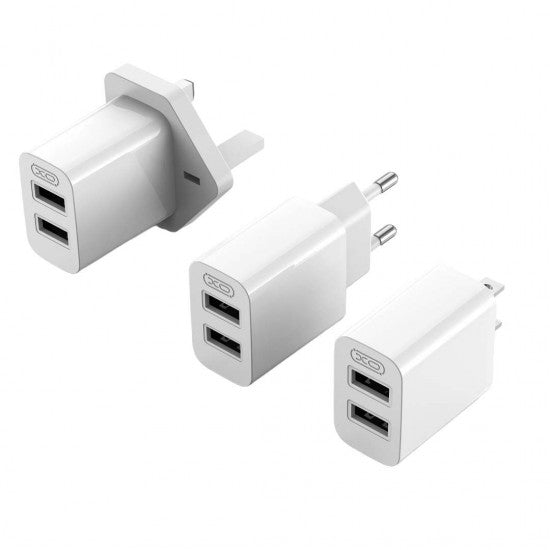 XO L109 (EU) Dual USB-A 2.4A Charger - ledmania.gr