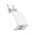 XO L65EU 2.4A Διπλής Θύρας USB Φορτιστής Άσπρο - ledmania.gr