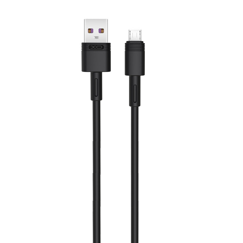XO cable NB-Q166 USB - microUSB 1.0 m 5A black - ledmania.gr