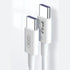 XO NB-Q190A 60W Καλώδιο Φόρτισης + Data Type-C Σε Type-C 1m - ledmania.gr