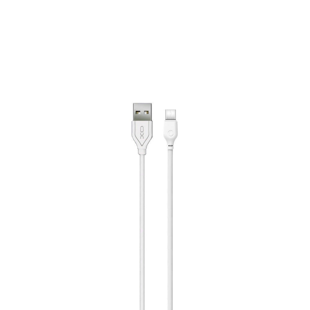 XO cable NB103 USB - USB-C 2,0 m 2,1A white - ledmania.gr