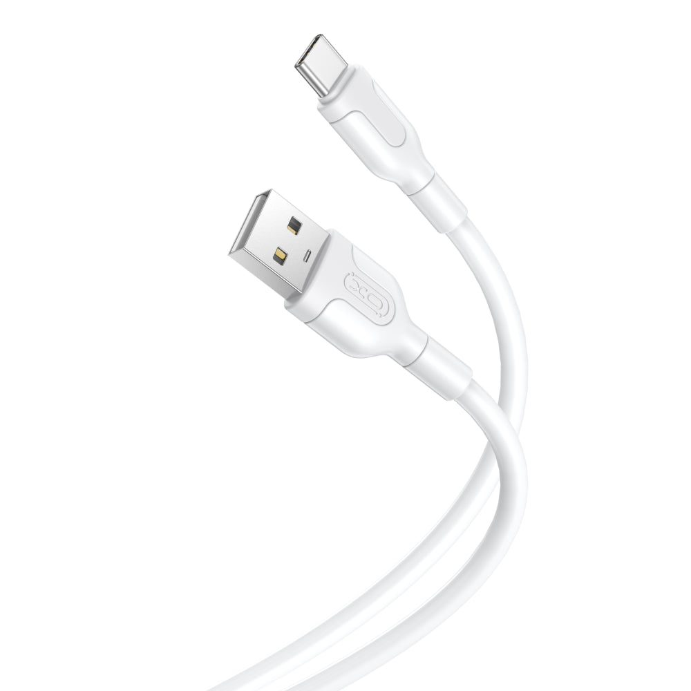 XO cable NB212 USB - USB-C 1,0 m 2,1A white - ledmania.gr