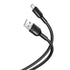 XO cable NB212 USB - microUSB 1,0 m 2,1A black - ledmania.gr