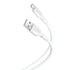 XO cable NB212 USB - microUSB 1,0 m 2,1A white - ledmania.gr
