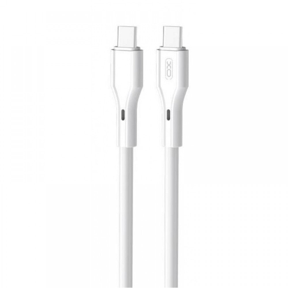 XO NBQ231B Rock Series ΚΑΛΩΔΙΟ ΦΟΡΤΙΣΗΣ TYPE-C ΣΕ TYPE-C, 60W, ΛΕΥΚΟ - ledmania.gr