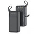 XO PR280 Power Bank 30.000mAh, με 4 ενσωματωμένα καλώδια - ledmania.gr
