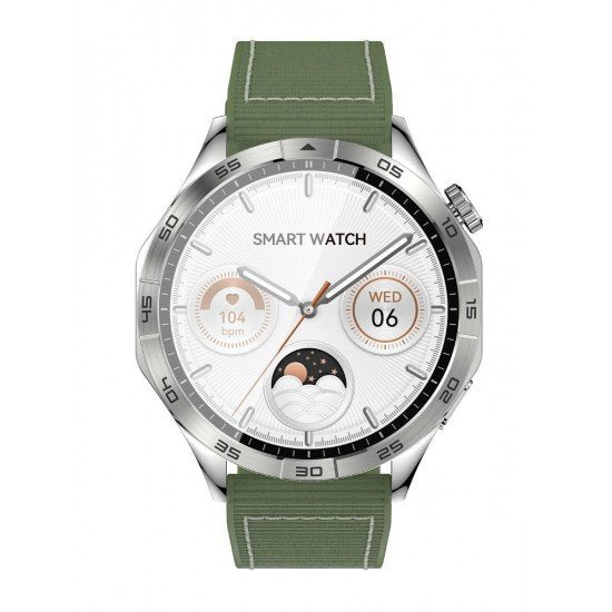 XO Watch4 AMOLED Smart Αθλητικό Ρολόι Κλήσεων Πράσινο - ledmania.gr
