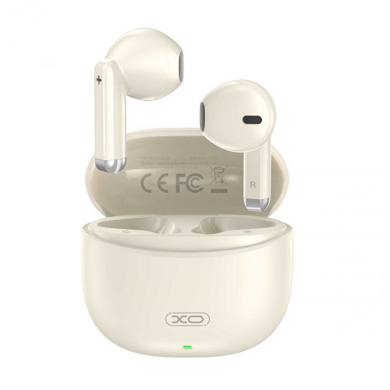 XO Bluetooth earphones X33 TWS beige - ledmania.gr