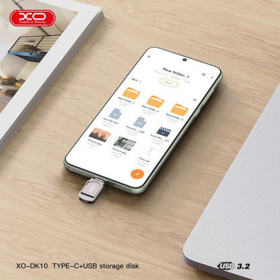 XO DK10 Μονάδα Αποθήκευσης Type-C 16GB