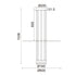 ^ΚΡΕΜΑΣΤΟ Φ/Σ LED 18W 3000K 1260LM ELIA ΜΑΥΡΟ ΜΕΤ/ΚΟ IP20 D60XH104CM - ledmania.gr