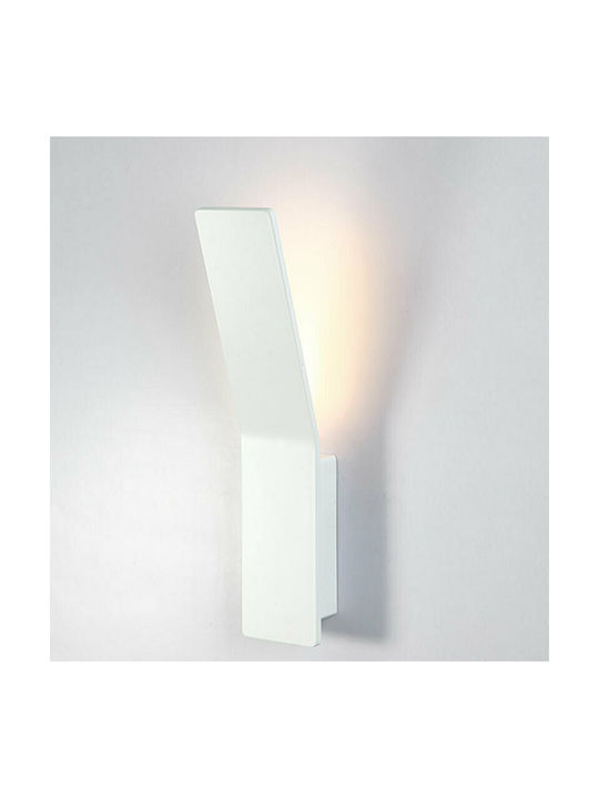 ΕΠΙΤΟΙΧΟ Φ/Σ LED 6W 3000Κ ΑΛΟΥΜΙΝΙΟ ΛΕΥΚΟ 33,5Χ7ΧΗ10CM - ledmania.gr