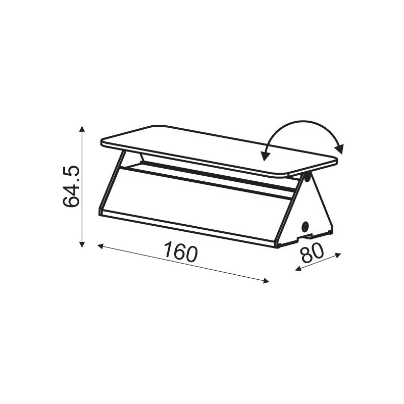 PYRAMID-ΦΩΤΙΣΤΙΚΟ ΕΠΙΤΟΙΧΟ ΛΕΥΚΟ ΑΛΟΥΜΙΝΙΟΥ LED SMD 5W 3000K 450LM IP20 16X8X5,5CM