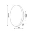 ECLIPSE-ΦΩΤΙΣΤΙΚΟ ΕΠΙΤΟΙΧΟ/ΟΡΟΦΗΣ ΚΡΕΜ/ΜΠΕΖ MDF LED SMD 5W 3000Κ 400LM IP20 ΚΥΚΛΟΣ Φ14XH3,6CM