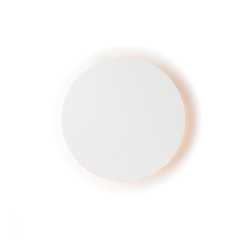 ΕΠΙΤΟΙΧΟ Φ/Σ LED 15W 3000Κ ΛΕΥΚΟ MDF ΚΥΚΛΟΣ Φ30ΧΗ3,6CM ECLIPSE - ledmania.gr