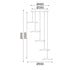 ^ΚΡΕΜΑΣΤΟ Φ/Σ LED 25W 3000K 1750LM NINFEA ΟΡΕΙΧΑΛΚΟ ΜΕΤ/ΚΟ IP20 D55XH260CM - ledmania.gr